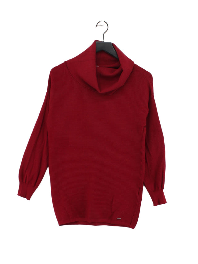 Morgan Women's Jumper M Red Viscose with Polyester