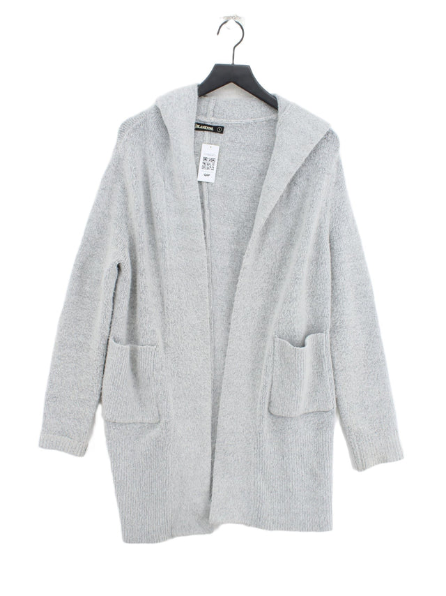Blanknyc Women's Cardigan S Grey 100% Cotton