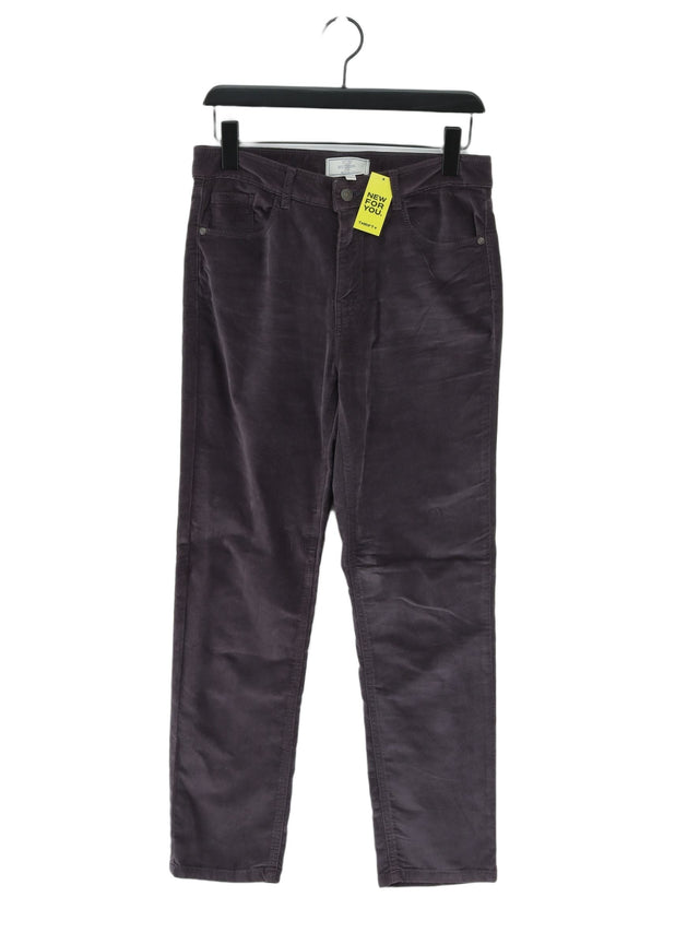 FatFace Women's Jeans UK 10 Purple Cotton with Elastane