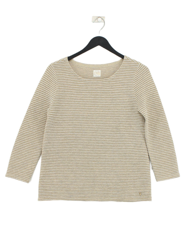 Des Petits Hauts Women's Top S Grey Wool with Other