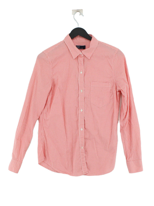 Gap Men's Shirt S Pink 100% Cotton