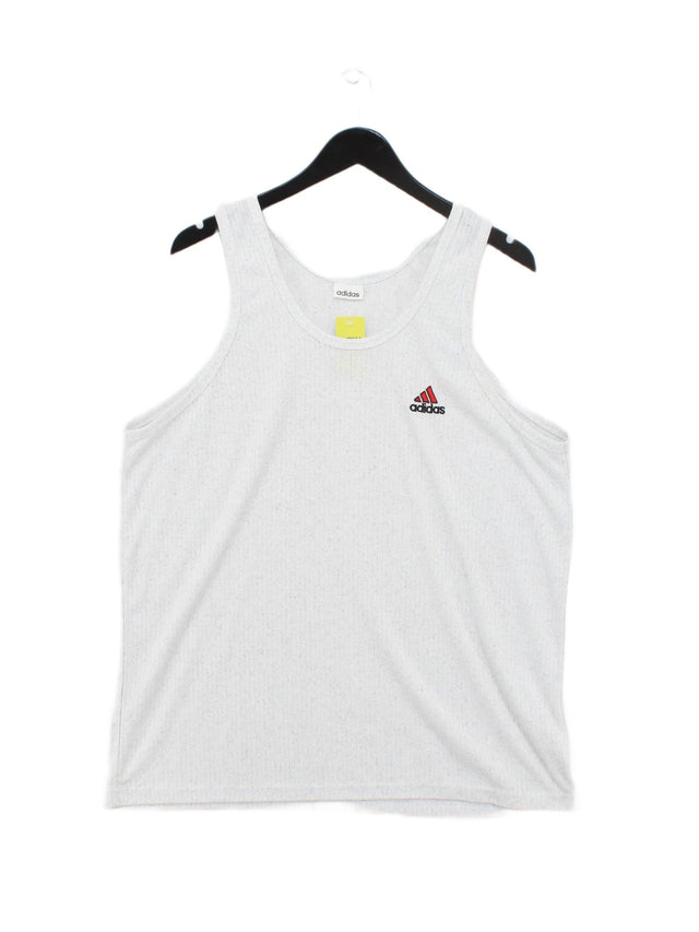 Adidas Men's T-Shirt Chest: 46 in White 100% Other
