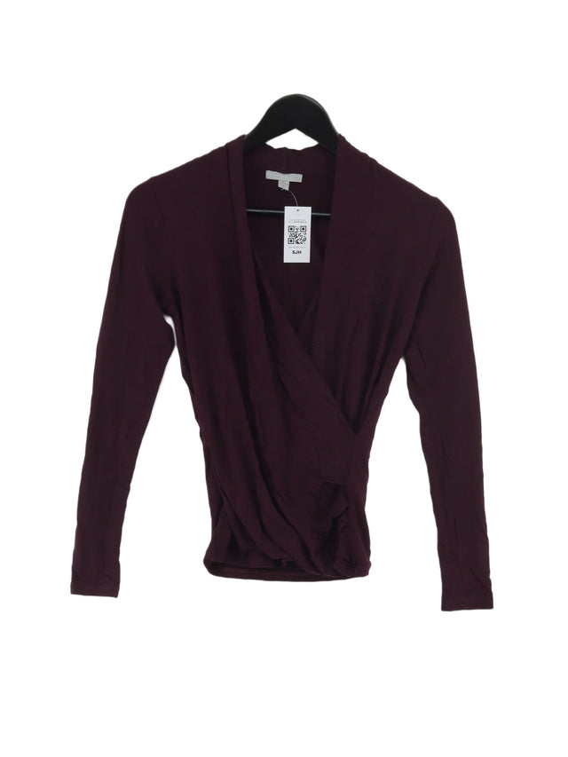 Pure Collection Women's Top UK 10 Purple Lyocell Modal with Elastane