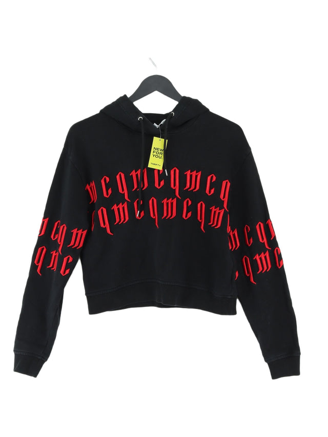 McQ Women's Hoodie XS Black 100% Cotton