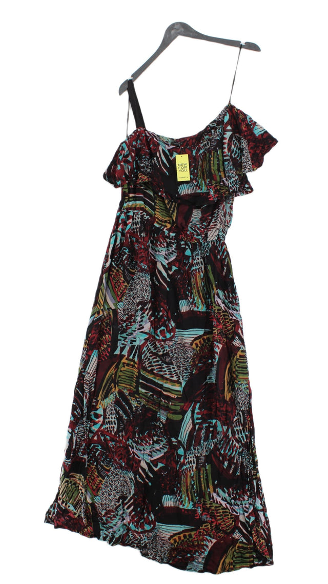 Oysho Women's Maxi Dress L Multi 100% Viscose
