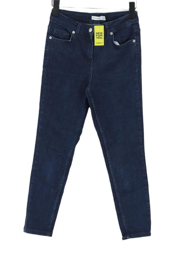Warehouse Women's Jeans UK 10 Blue Cotton with Elastane