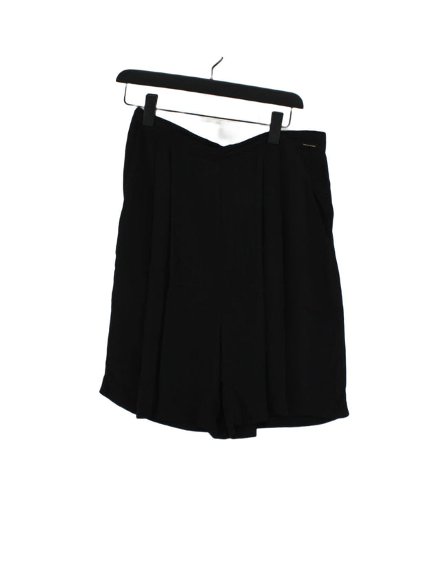Nümph Women's Shorts UK 10 Black 100% Viscose