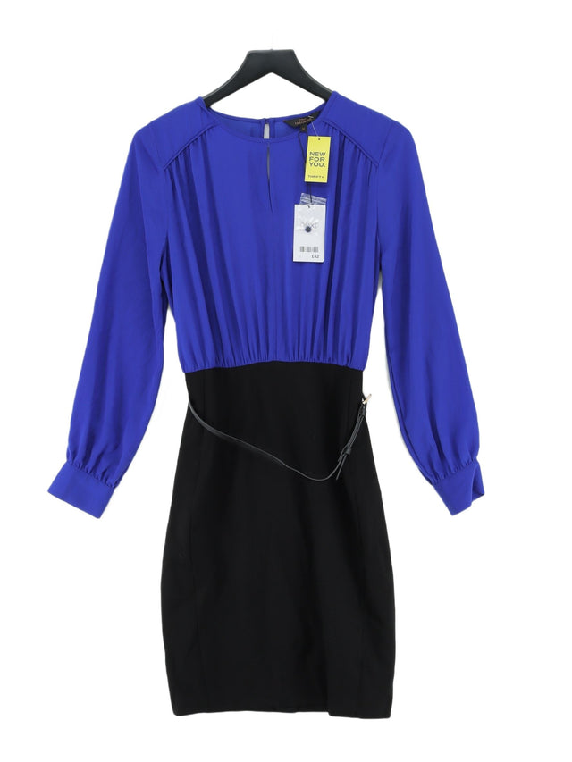 Next Women's Midi Dress UK 10 Blue 100% Polyester