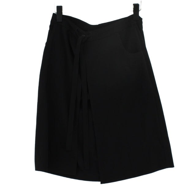 Cotelac Women's Midi Skirt UK 10 Black 100% Polyester