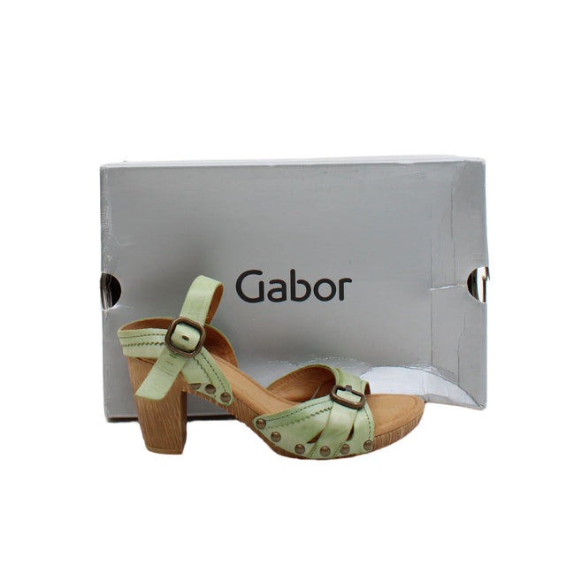 Gabor Women's Heels UK 4.5 Green 100% Other