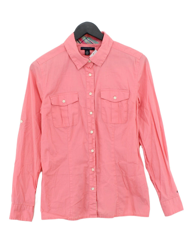 Tommy Hilfiger Women's Shirt M Pink 100% Cotton