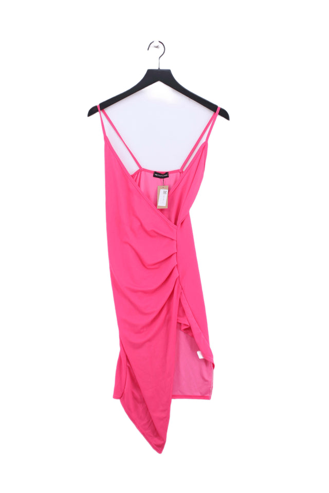 New Pretty Little Thing Women's Mini Dress UK 10 Pink 100% Other