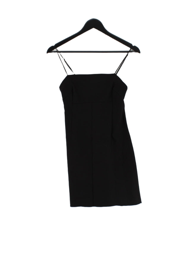 Silence + Noise Women's Mini Dress XS Black Rayon with Nylon, Spandex