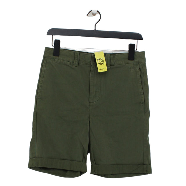 Jack Wills Women's Shorts W 28 in Green 100% Other