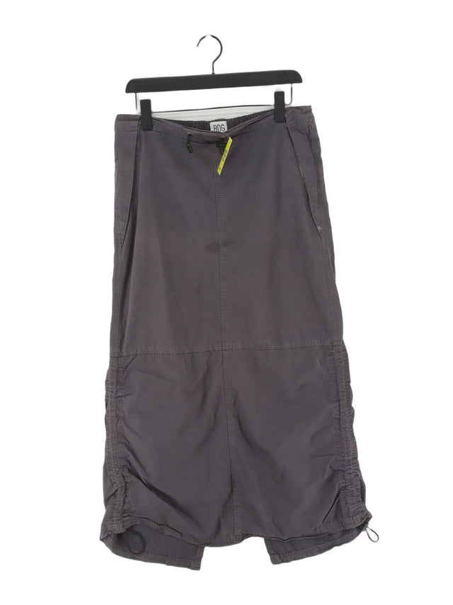 BDG Women's Midi Skirt M Grey 100% Cotton