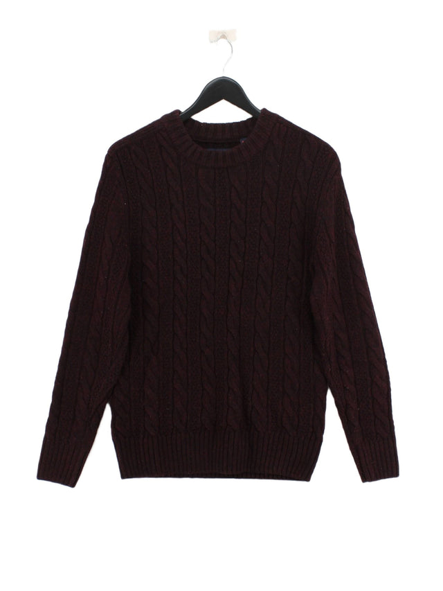 Superdry Men's Jumper M Purple Acrylic with Other
