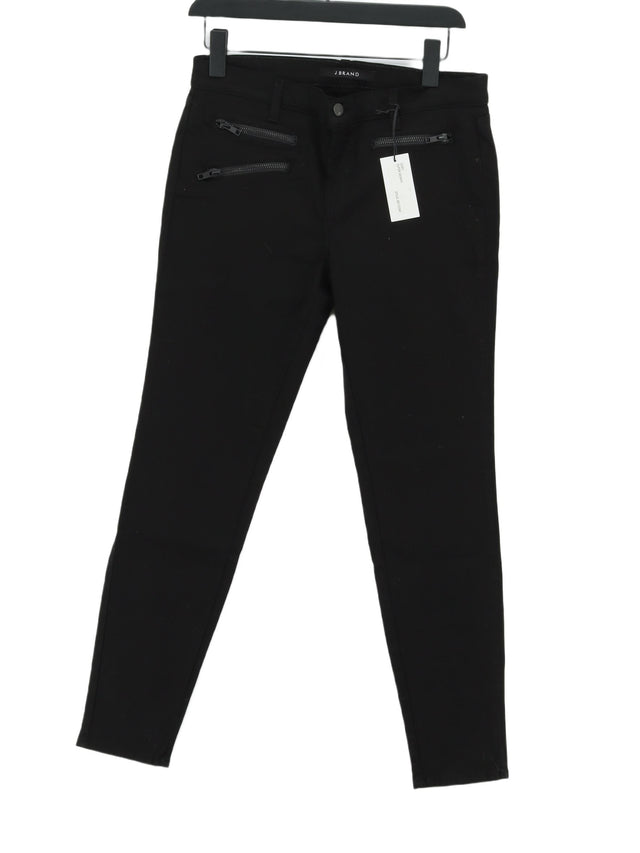 J Brand Women's Jeans W 30 in Black Cotton with Elastane