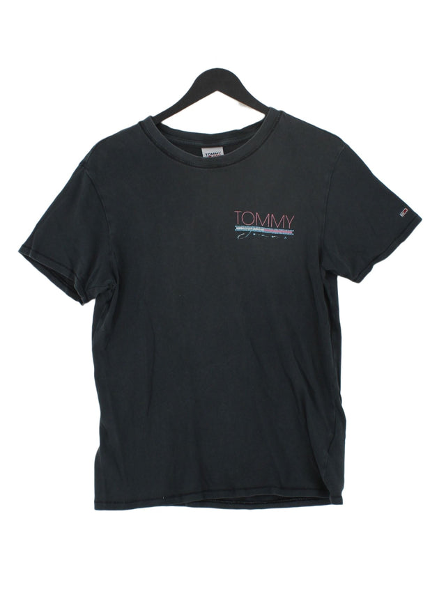 Tommy Jeans Women's T-Shirt XS Black 100% Cotton