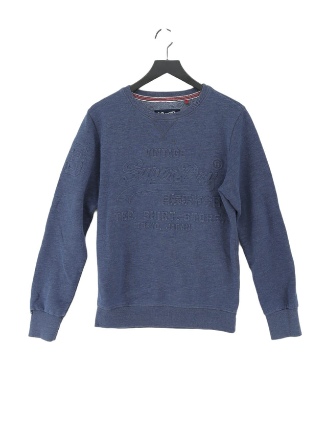 Superdry Men's Jumper M Blue Cotton with Polyester