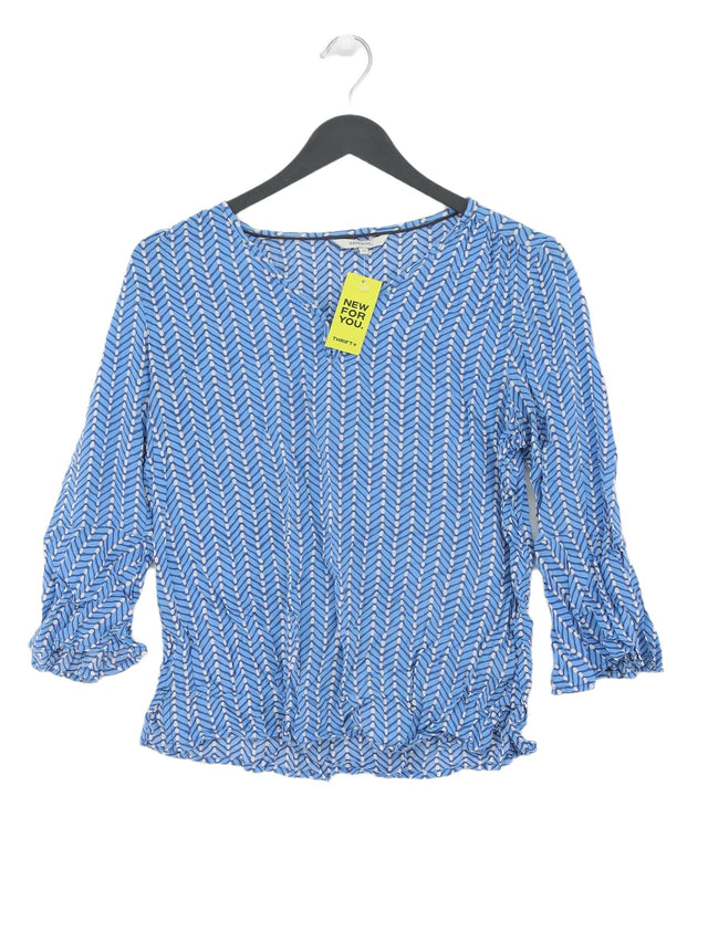 Sandwich Women's Blouse UK 6 Blue 100% Viscose