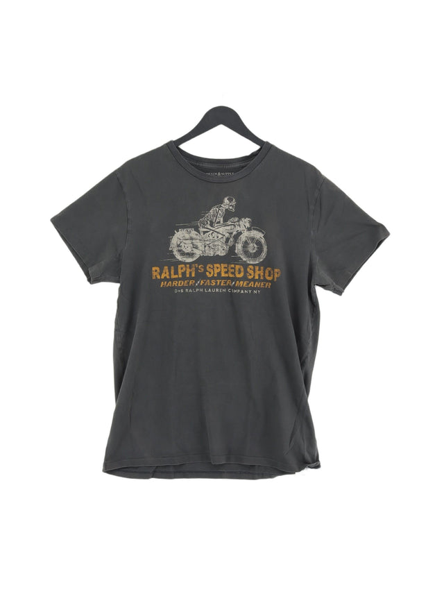 Ralph Lauren Men's T-Shirt L Grey 100% Other