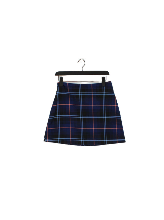 Monki Women's Mini Skirt W 15 in; L 17 in Multi Polyester with Elastane, Viscose