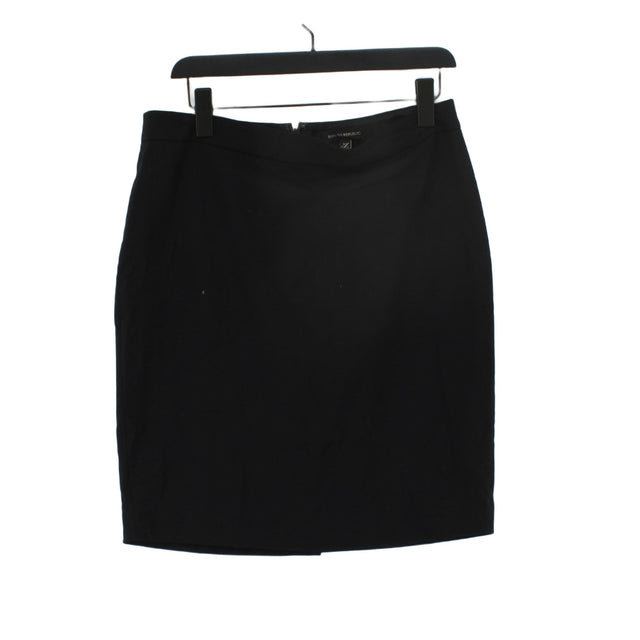 Banana Republic Women's Midi Skirt UK 10 Black 100% Other