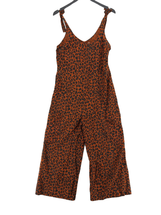 Native Youth Women's Jumpsuit XS Brown 100% Viscose