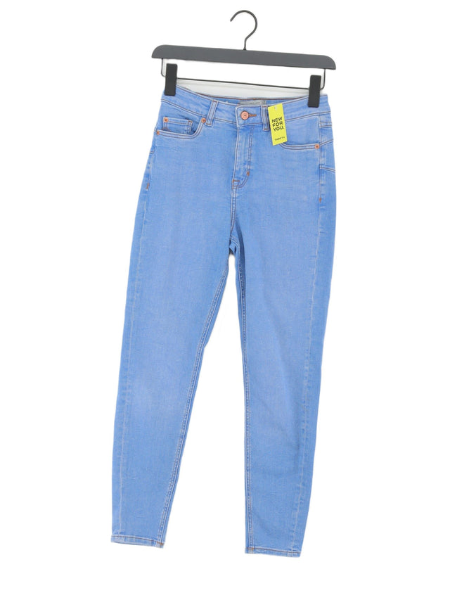 New Look Women's Jeans UK 8 Blue Cotton with Elastane
