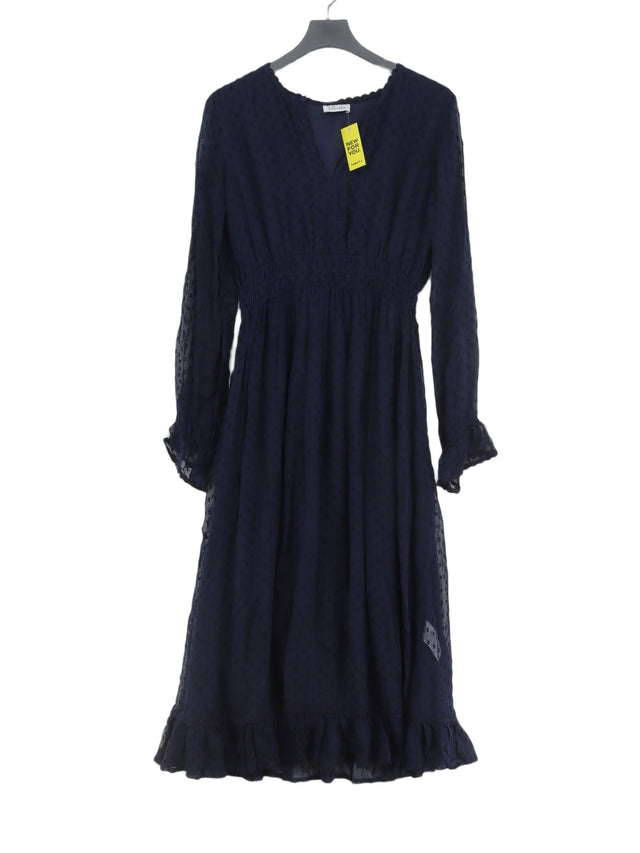 Luella Women's Midi Dress S Blue Cotton with Other