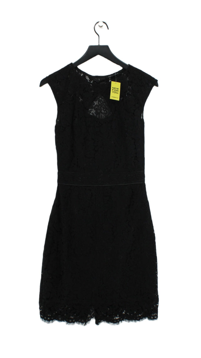 Next Women's Midi Dress UK 10 Black 100% Other