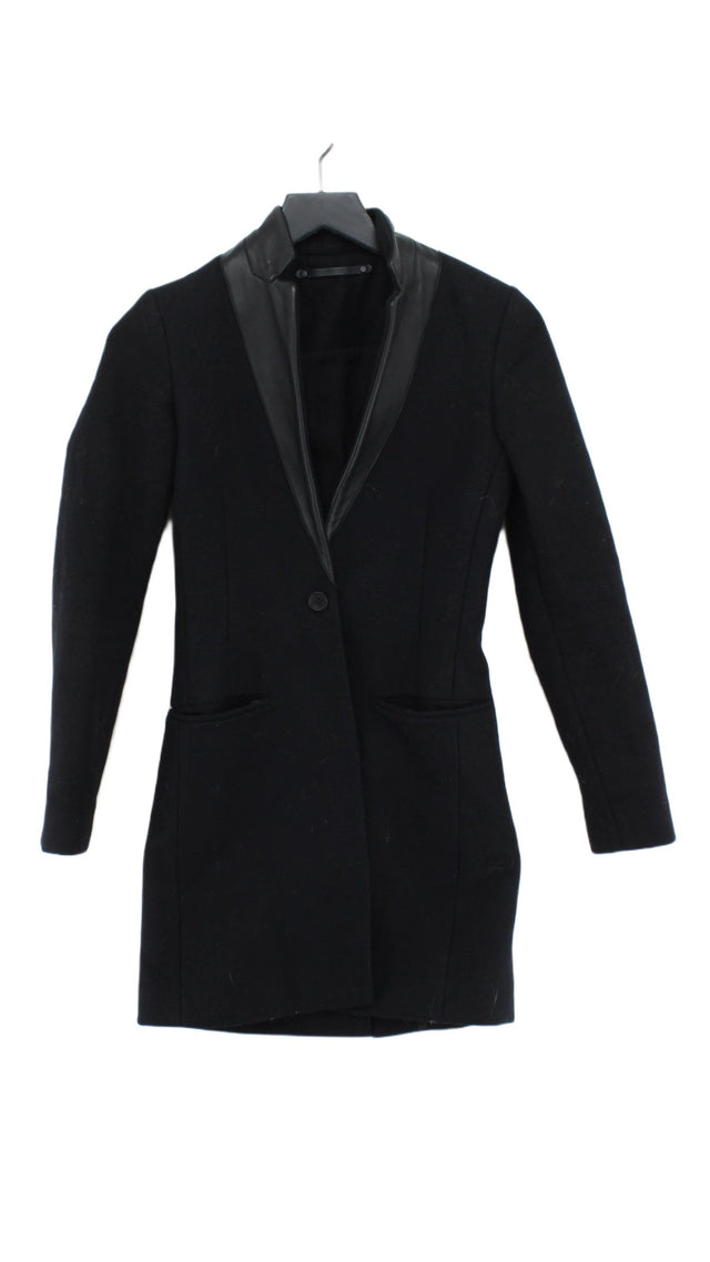 AllSaints Women's Blazer UK 4 Black 100% Other