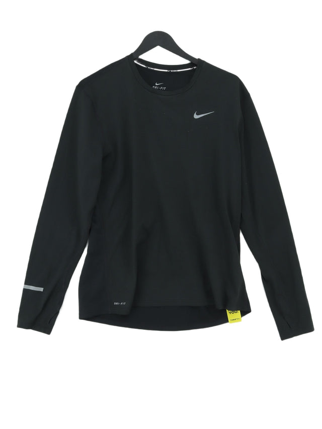 Nike Men's T-Shirt M Black 100% Polyester
