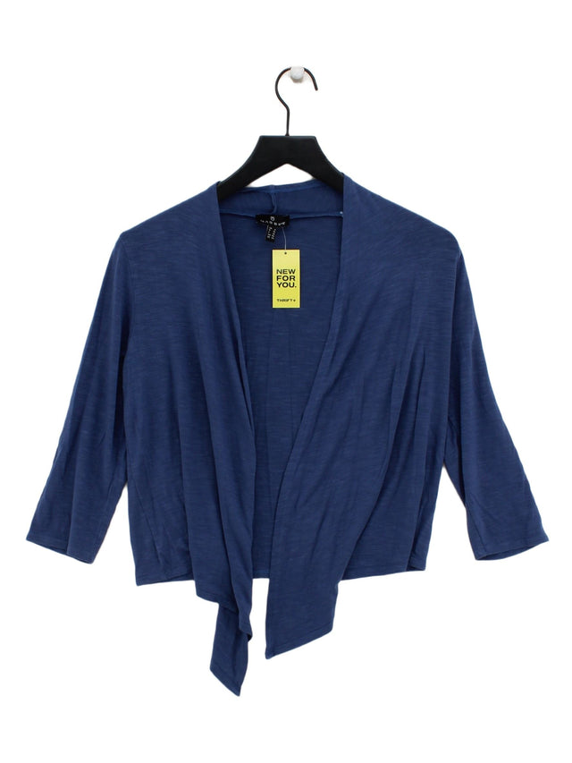 Marble Women's Cardigan XS Blue Viscose with Elastane