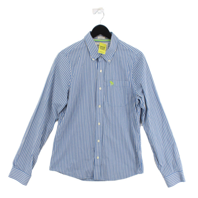 Abercrombie & Fitch Men's Shirt M Blue 100% Cotton