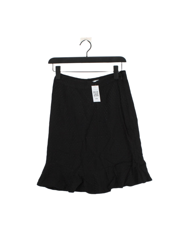 Jigsaw Women's Midi Skirt UK 8 Black 100% Viscose