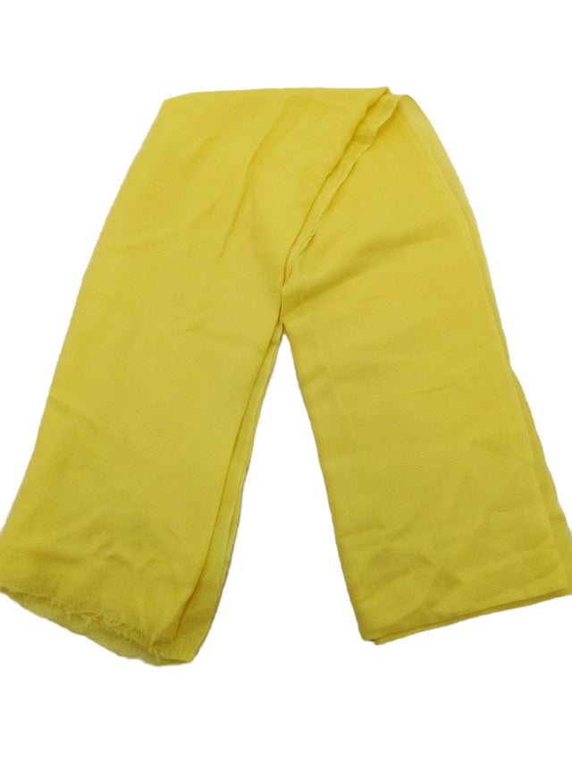 Adini Women's Scarf Yellow Wool with Cashmere