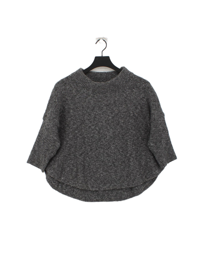 French Connection Women's Jumper XS Grey Acrylic with Polyamide, Spandex, Wool