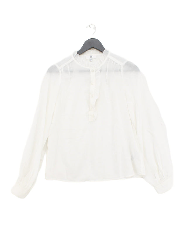 La Redoute Women's Blouse UK 6 White 100% Polyester