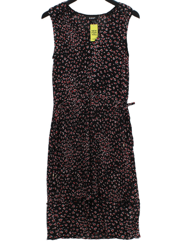 DKNY Women's Midi Dress UK 6 Multi 100% Polyester