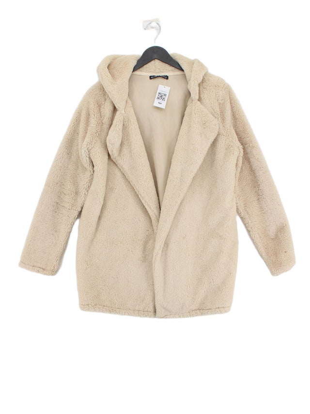 Brandy Melville Women's Jacket L Cream 100% Other