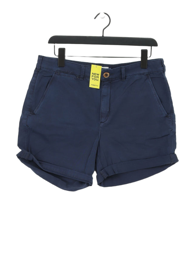 Anthropologie Men's Shorts W 31 in Blue Cotton with Spandex