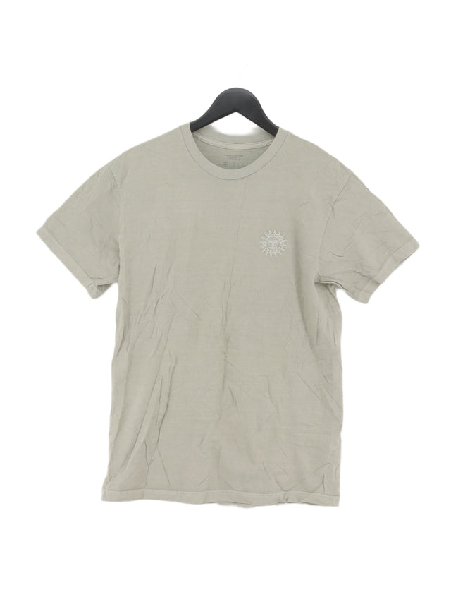 Urban Outfitters Men's T-Shirt XS Cream 100% Cotton