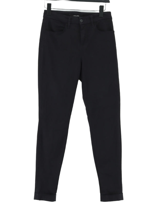 J Brand Women's Trousers W 29 in Black Lyocell Modal with Cotton, Elastane