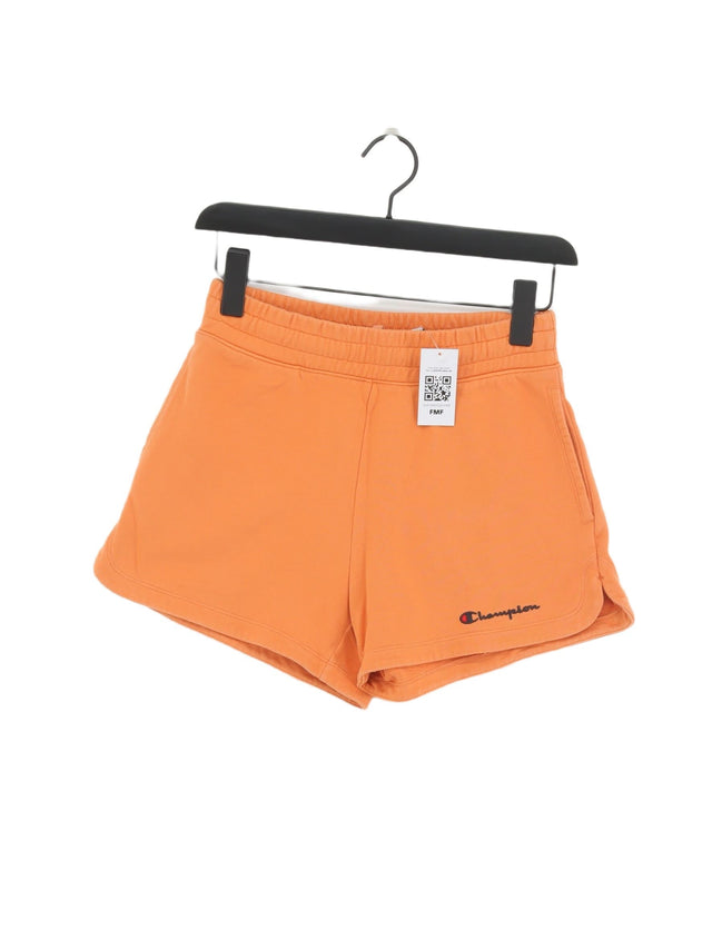 Champion Women's Shorts XS Orange 100% Cotton