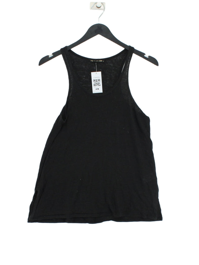 Rag & Bone Women's T-Shirt S Black 100% Linen
