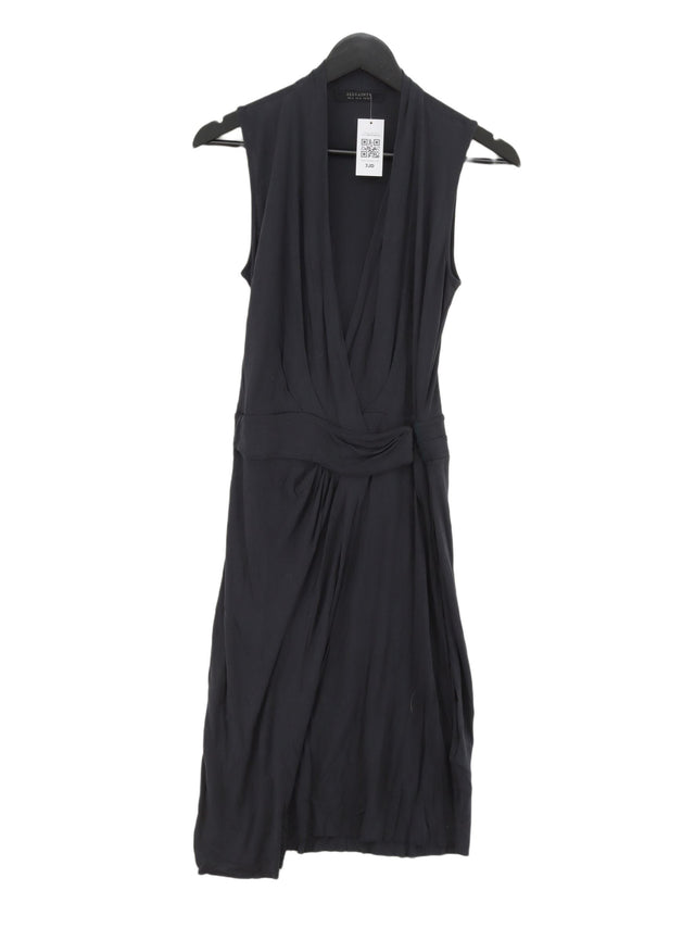 AllSaints Women's Midi Dress UK 8 Grey 100% Viscose