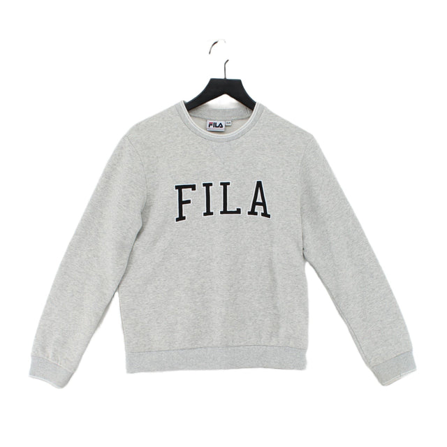 Fila Women's Jumper XS Grey Cotton with Polyester