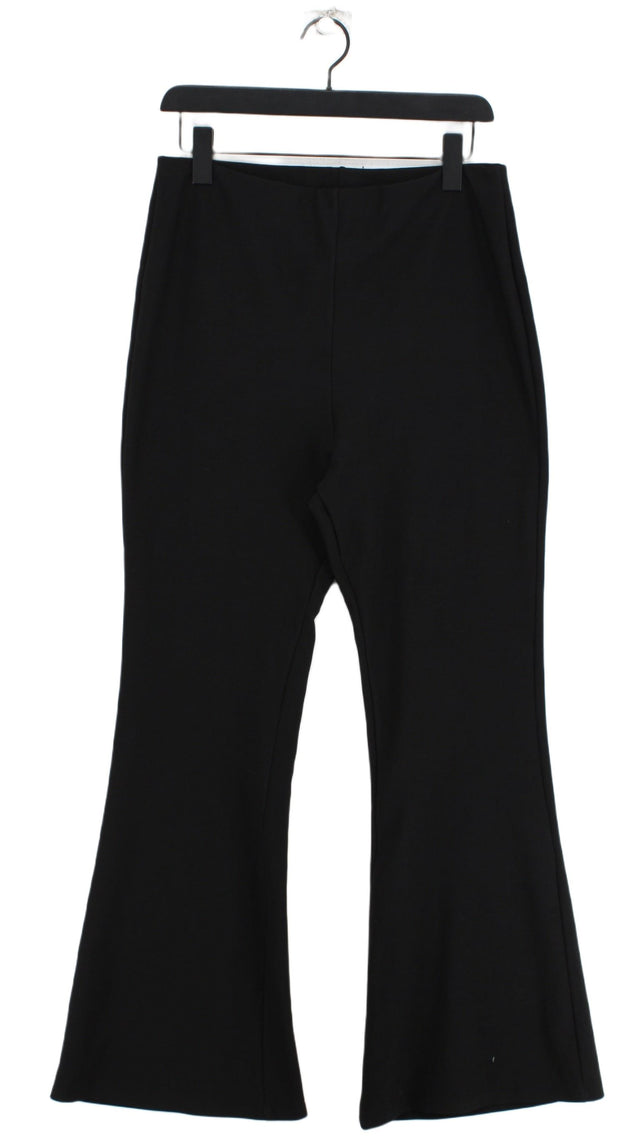 New Look Women's Suit Trousers UK 14 Black 100% Polyester