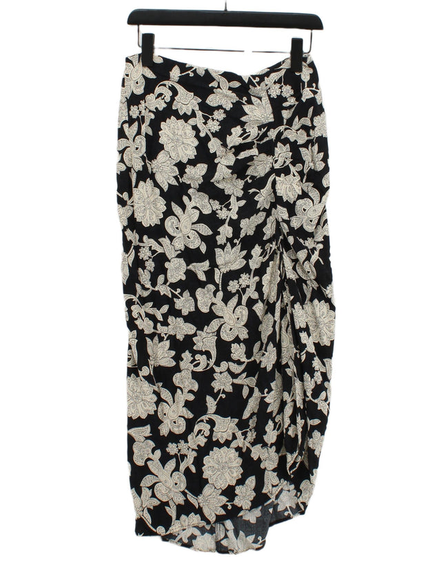 Zara Women's Maxi Skirt M Black 100% Viscose